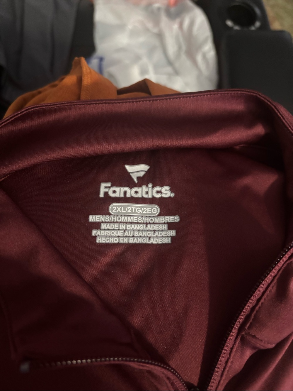 Fanatics Maroon Athletic Pullover - Picture 2 of 2